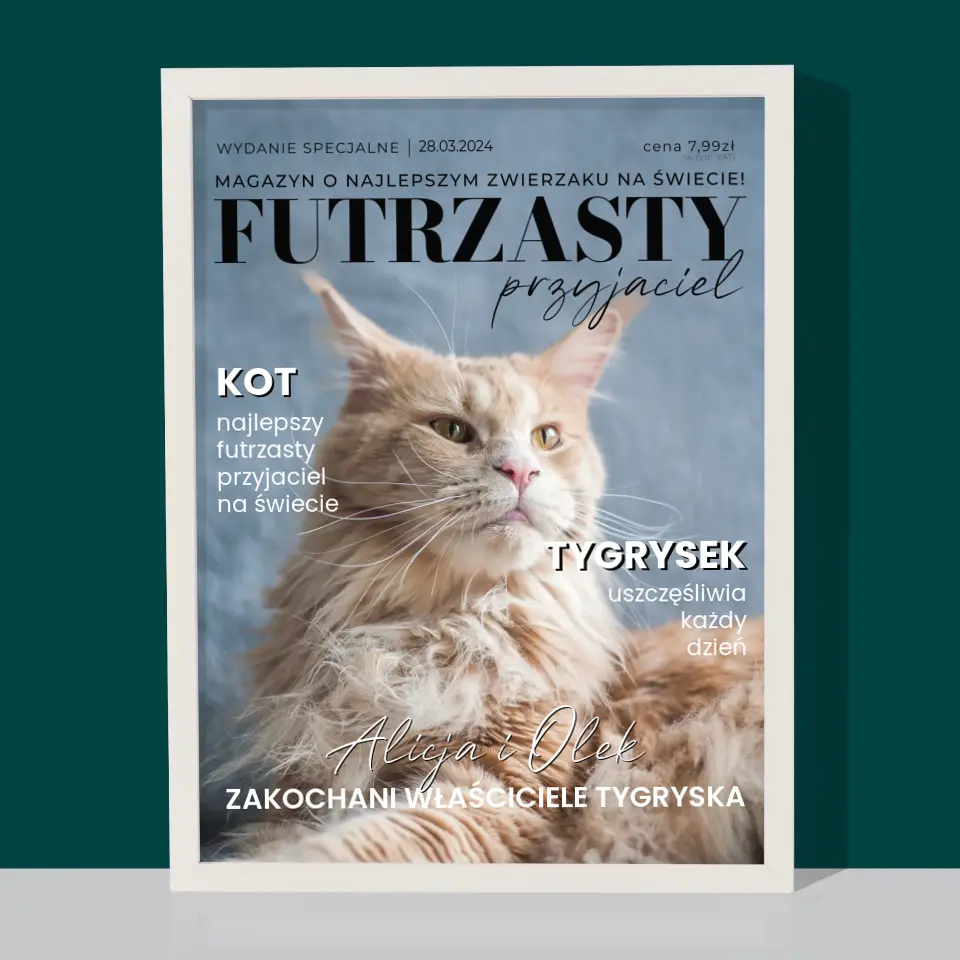 Okładka Magazynu: Futrzasty Przyjaciel - Wydruk Obramowany - Image 8