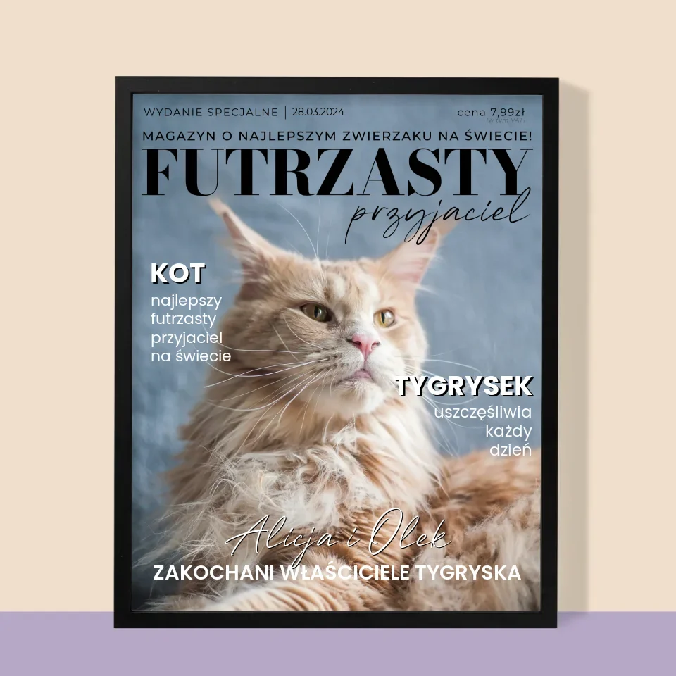 Okładka Magazynu: Futrzasty Przyjaciel - Wydruk Obramowany - Image 9