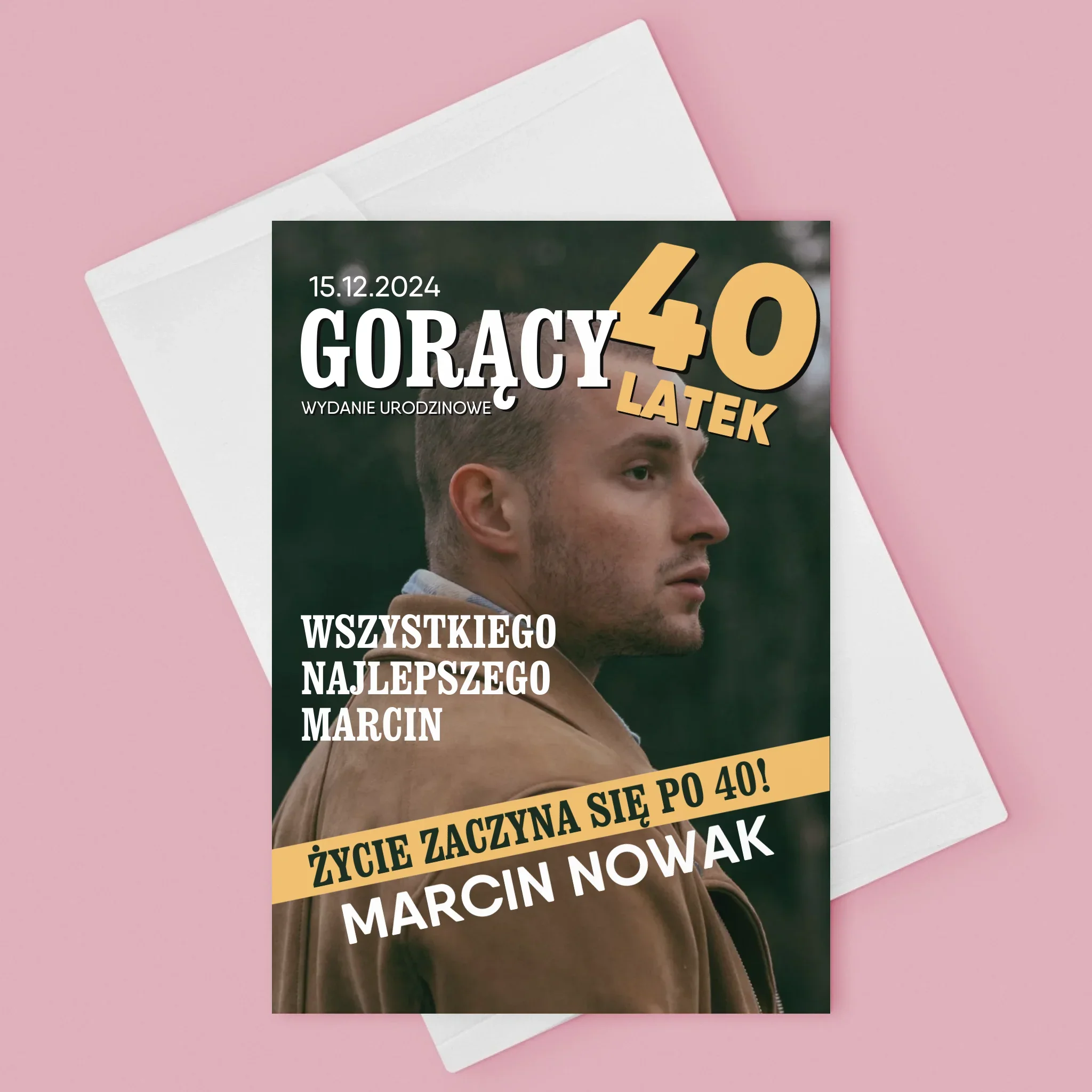 Okładka Magazynu: Gorący 40-Latek - Kartka Z Życzeniami - Image 3
