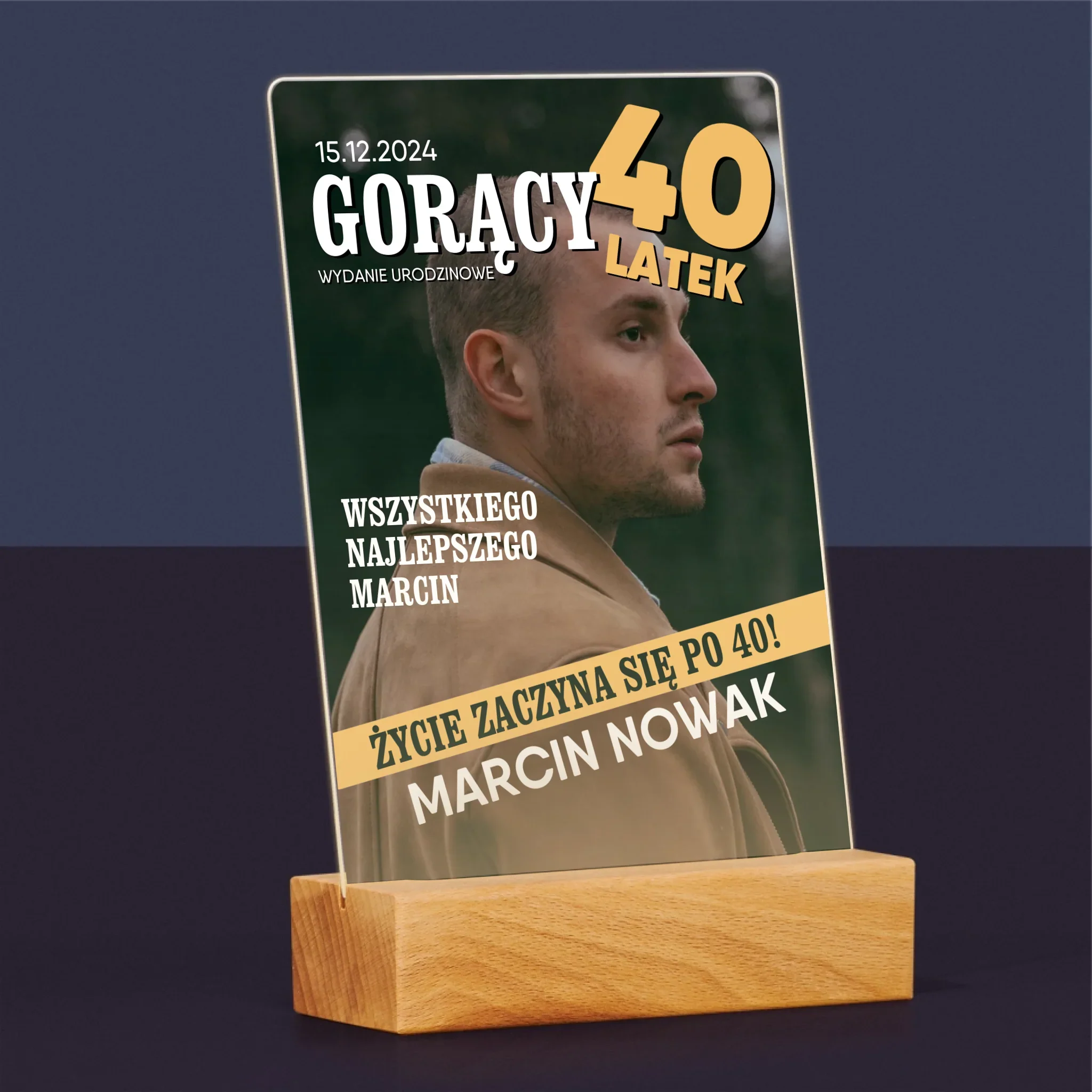 Okładka Magazynu: Gorący 40-Latek - Wydruk Na Szkle Akrylowym - Image 5