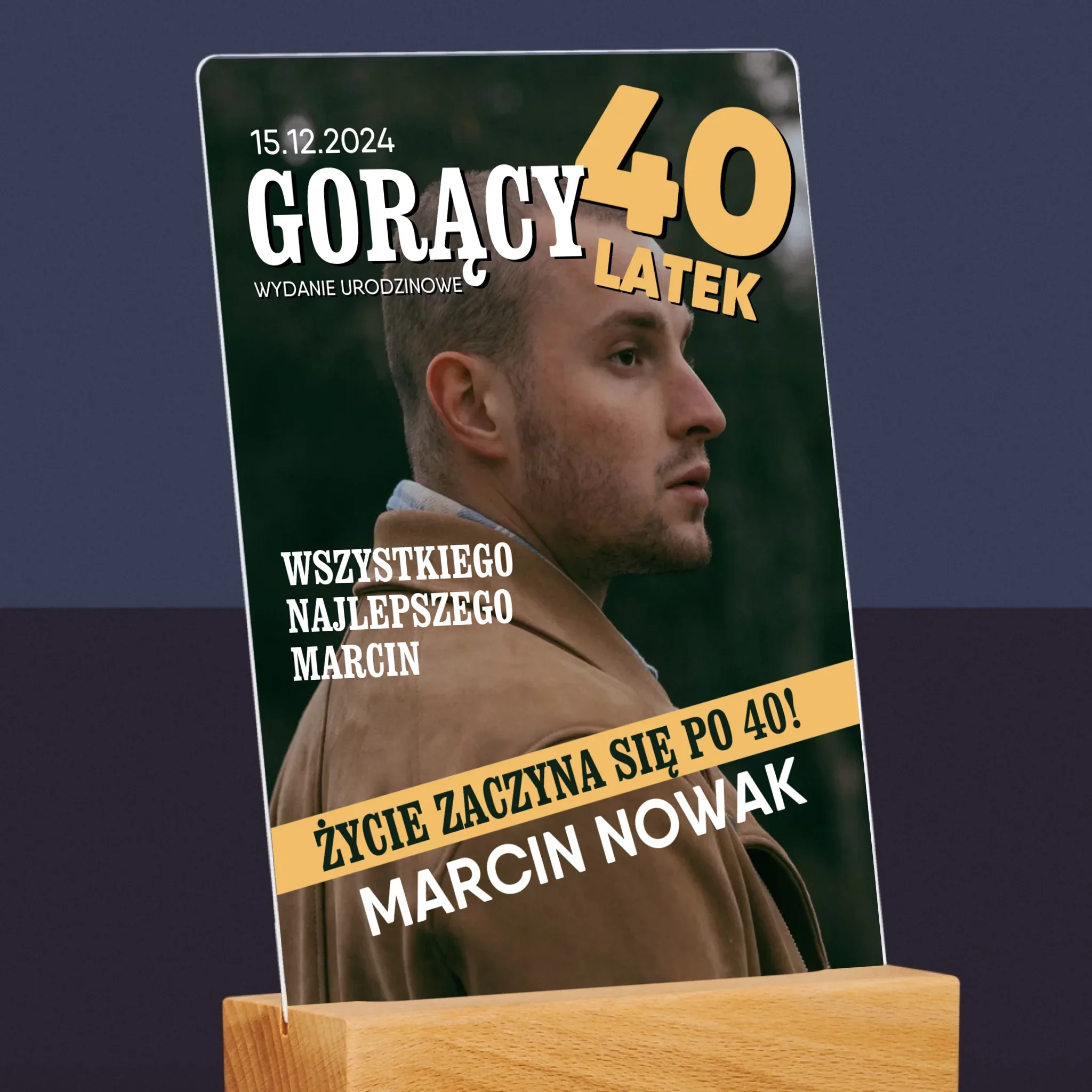 Okładka Magazynu: Gorący 40-Latek - Wydruk Na Szkle Akrylowym - Image 6
