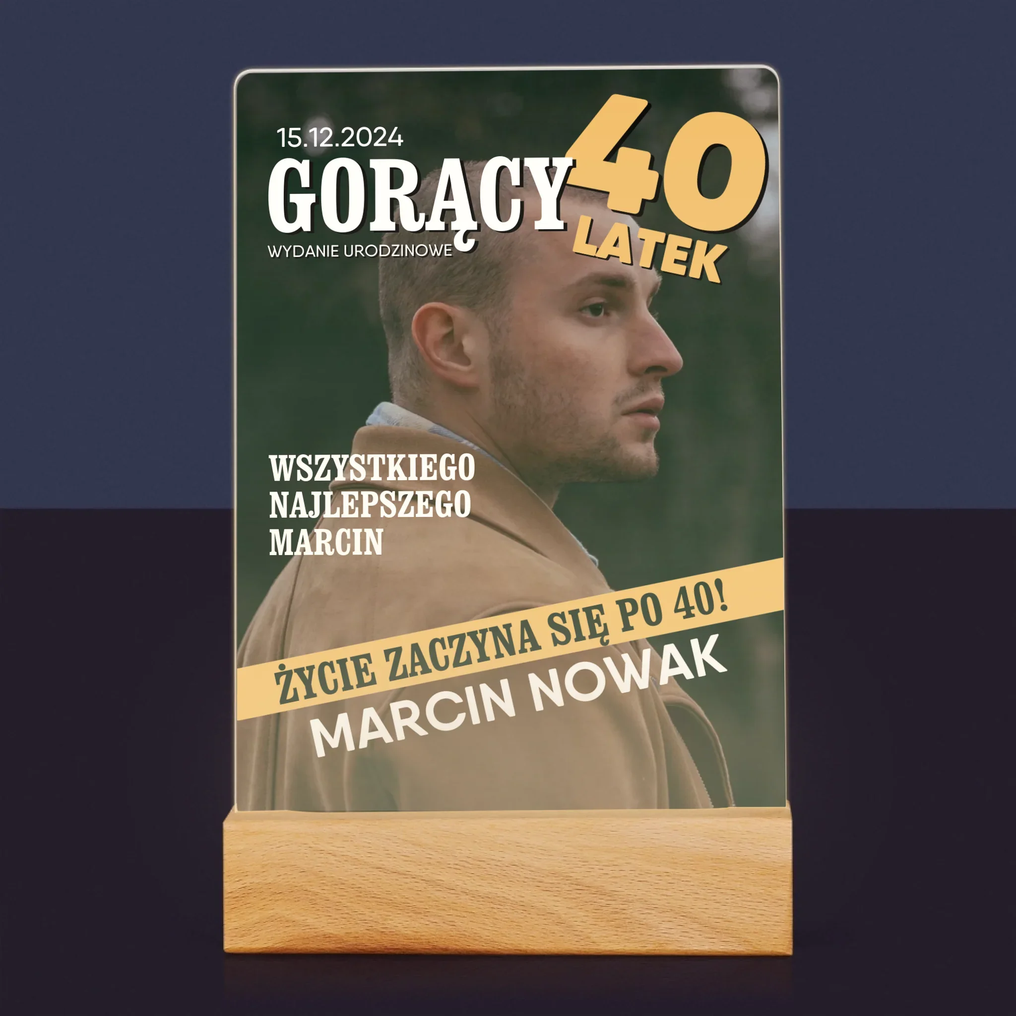 Okładka Magazynu: Gorący 40-Latek - Wydruk Na Szkle Akrylowym - Image 7