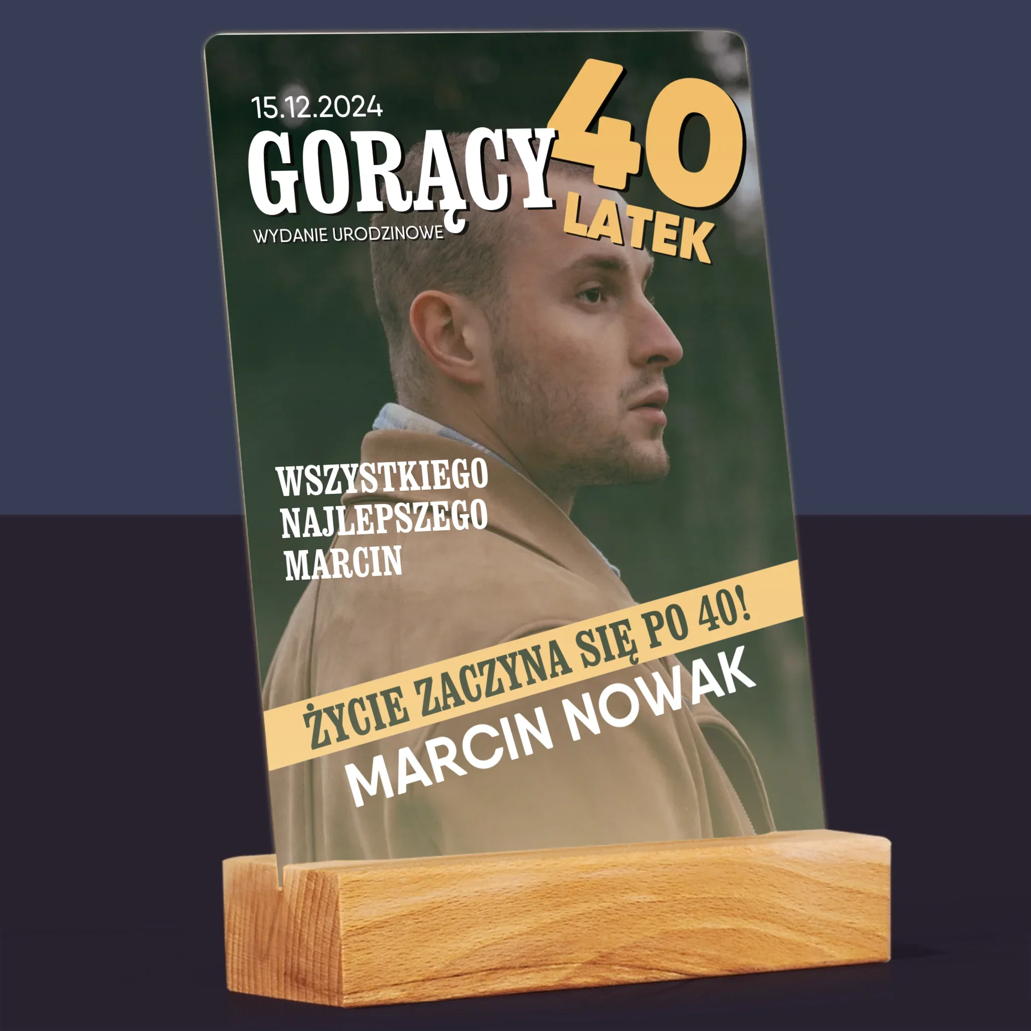 Okładka Magazynu: Gorący 40-Latek - Wydruk Na Szkle Akrylowym - Image 8
