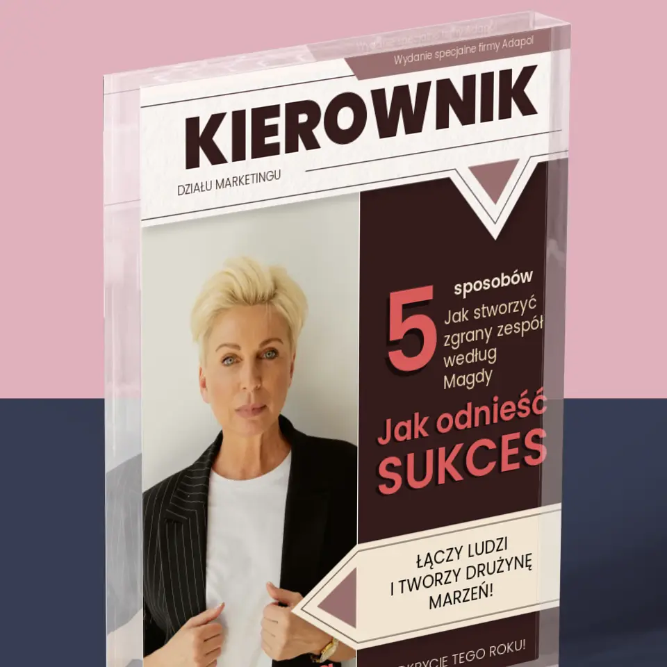 Okładka Magazynu: Kierownik - Blok Akrylowy - Image 2