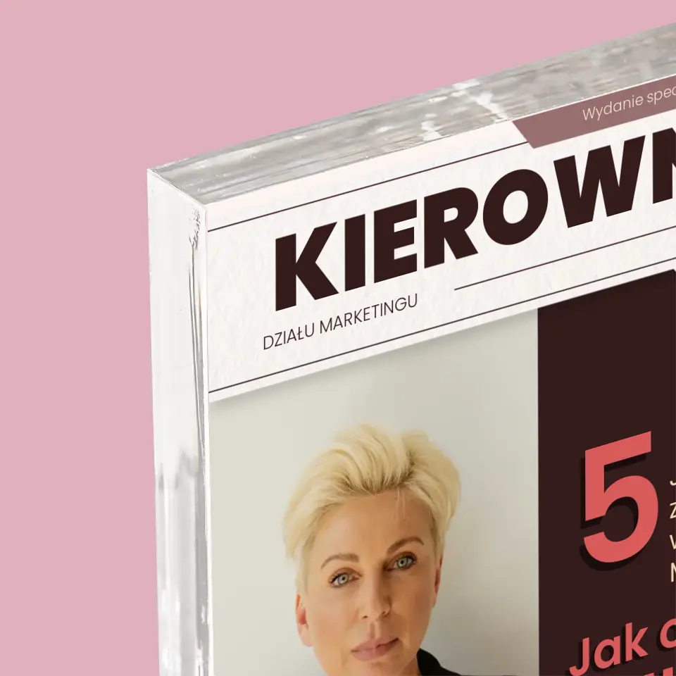 Okładka Magazynu: Kierownik - Blok Akrylowy - Image 4