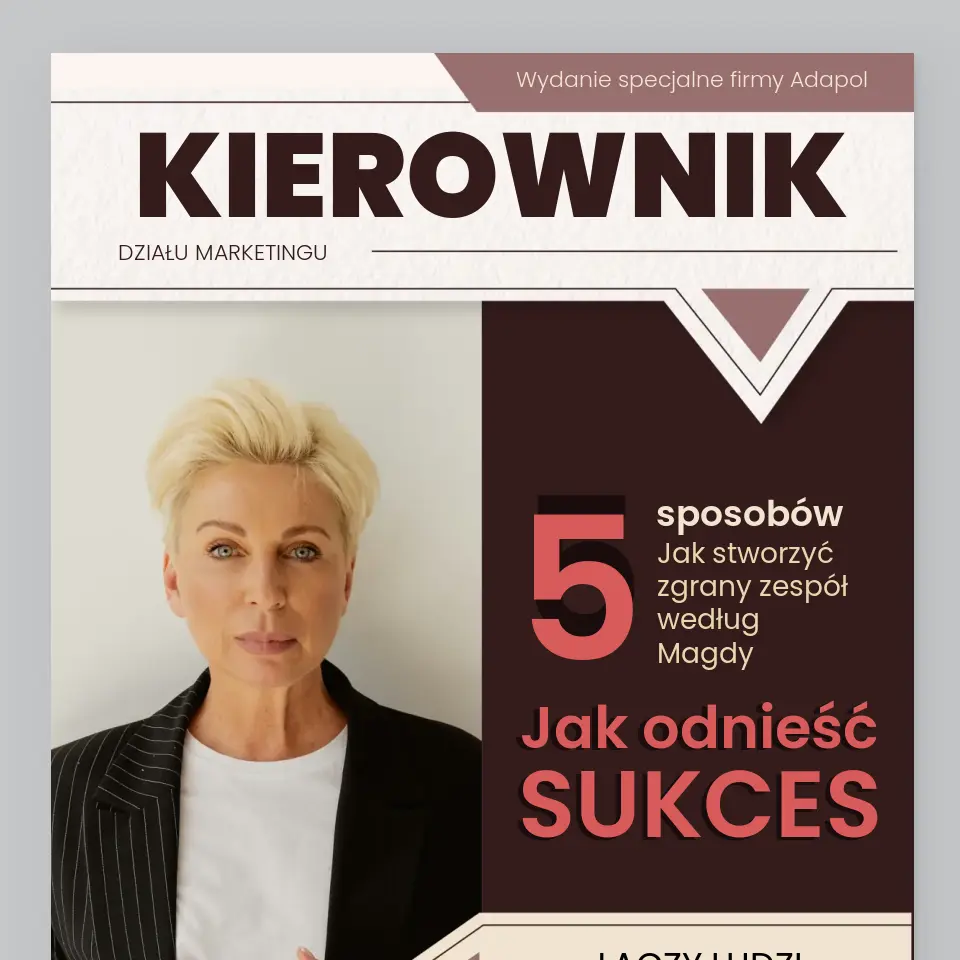 Okładka Magazynu: Kierownik - Wydruk Obramowany - Image 2