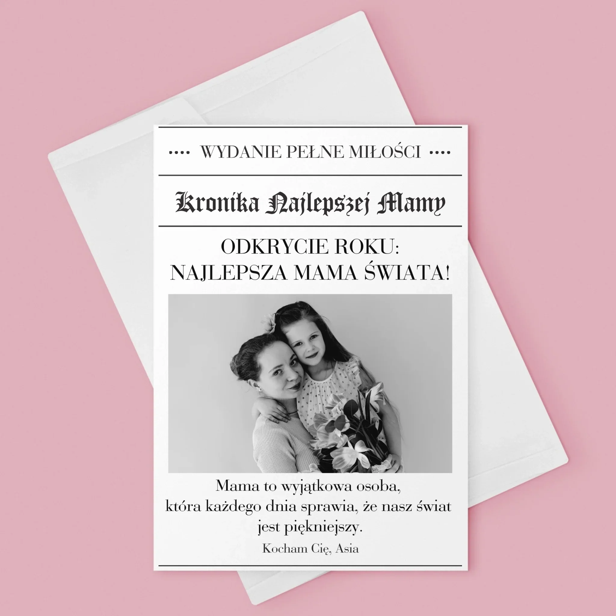 Okładka Magazynu: Kronika Najlepszej Mamy - Kartka z Życzeniami - Image 3