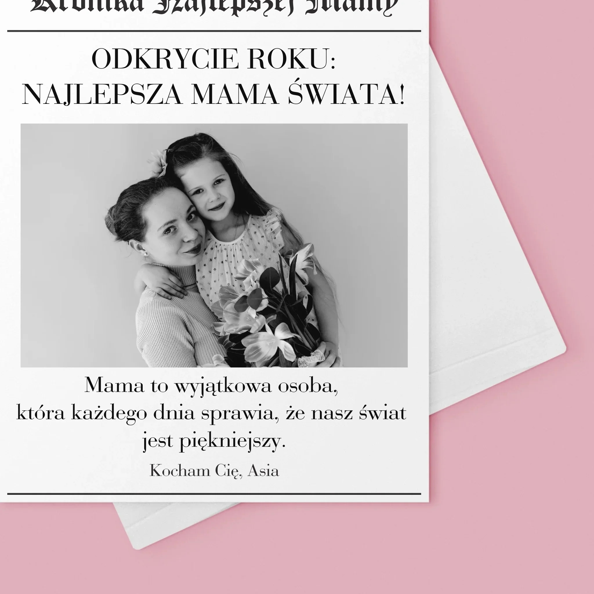 Okładka Magazynu: Kronika Najlepszej Mamy - Kartka z Życzeniami - Image 4