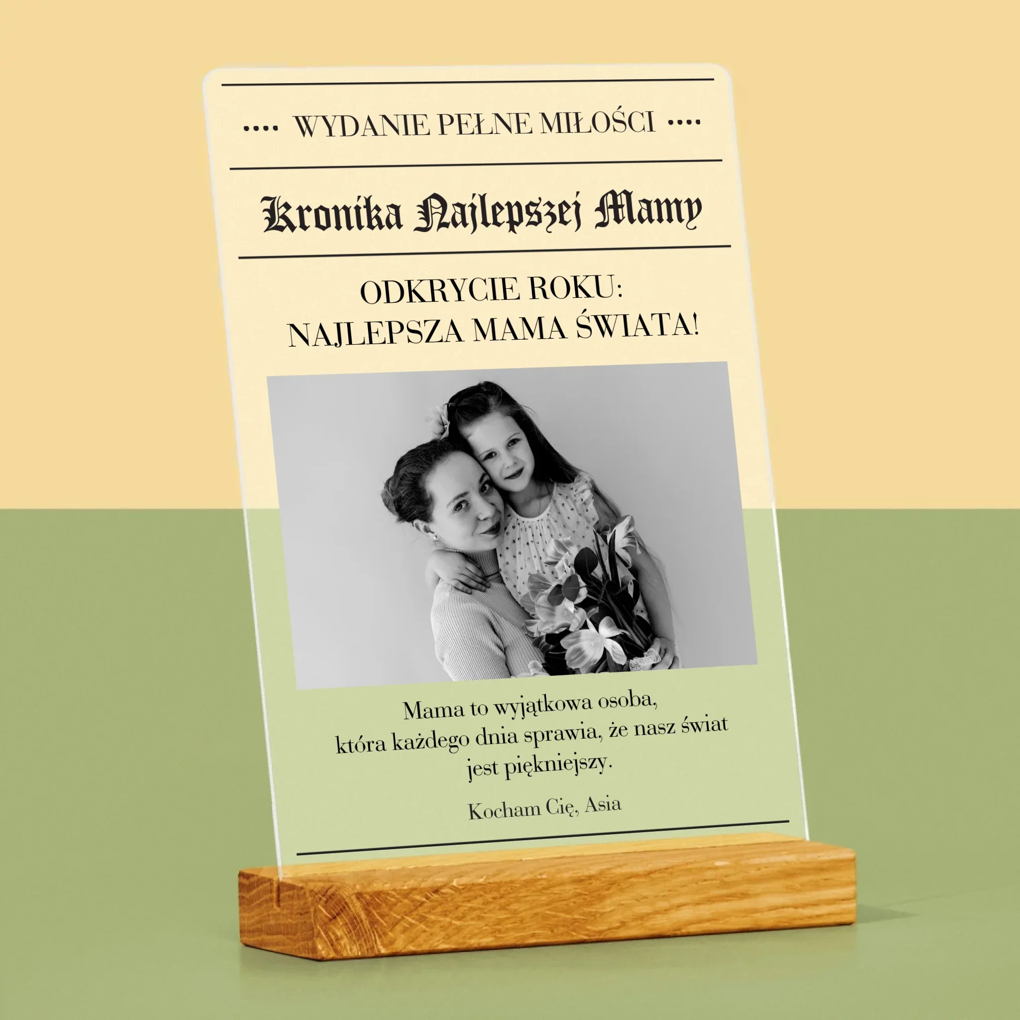 Okładka Magazynu: Kronika Najlepszej Mamy - Wydruk Na Szkle Akrylowym