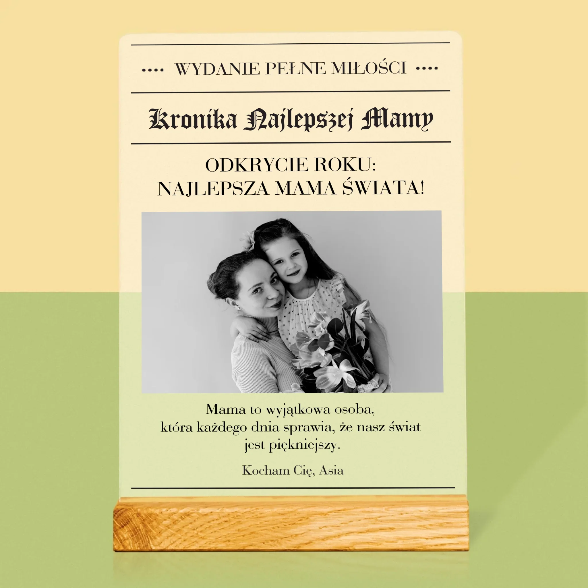 Okładka Magazynu: Kronika Najlepszej Mamy - Wydruk Na Szkle Akrylowym - Image 3