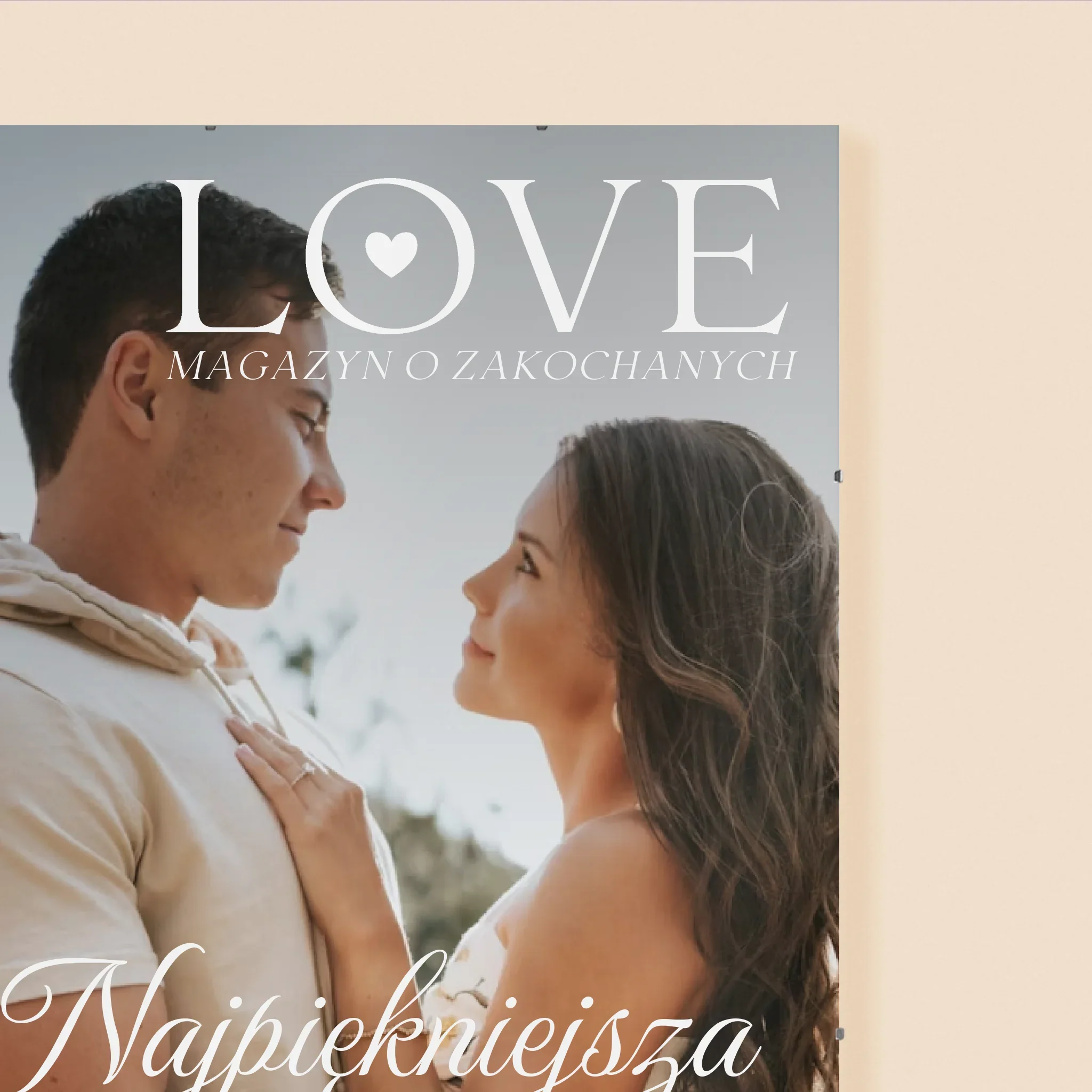 Okładka Magazynu: Love Dla Zakochanych - Personalizowany Plakat - Image 3