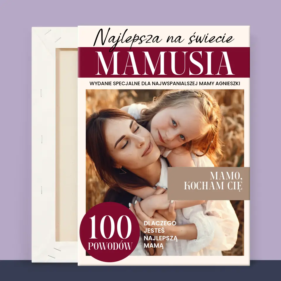 Okładka Magazynu: Najlepsza Mamusia - Wydruk Obramowany - Image 13