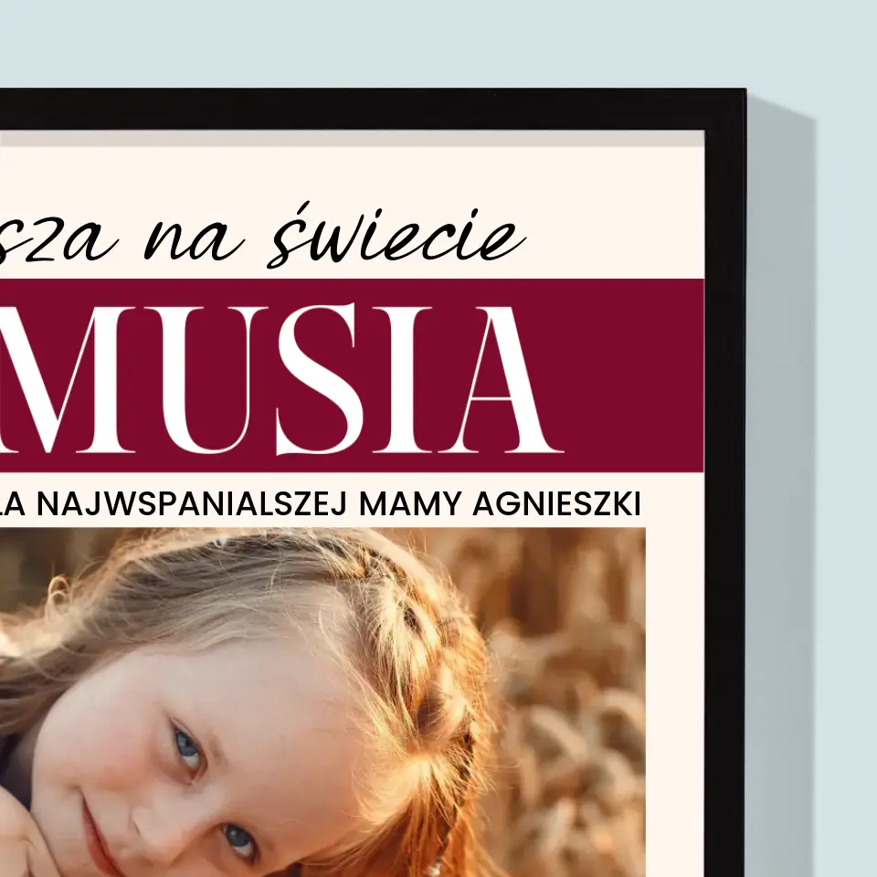 Okładka Magazynu: Najlepsza Mamusia - Wydruk Obramowany - Image 6