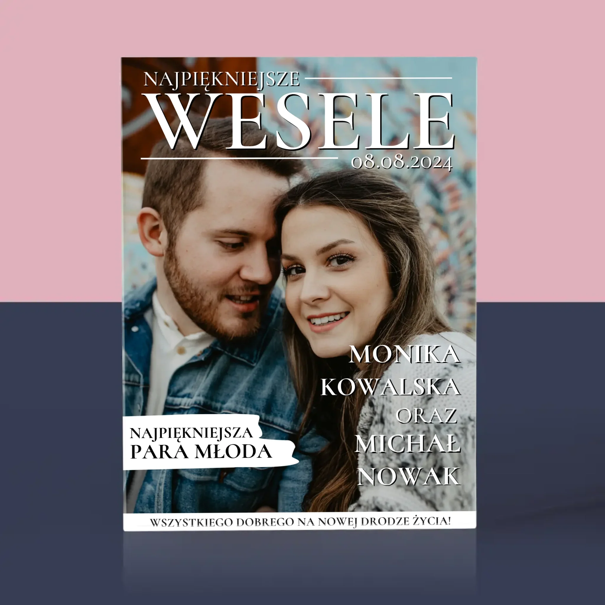 Okładka Magazynu: Najpiękniejsze Wesele - Blok Akrylowy z Nadrukiem - Image 3