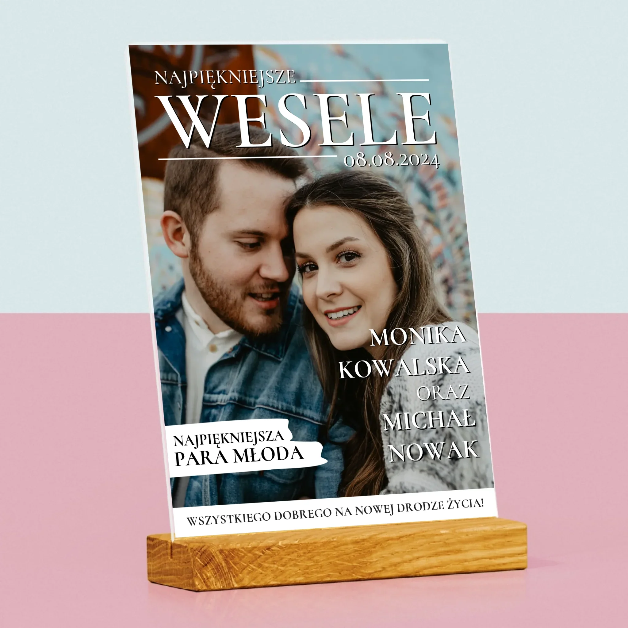 Okładka Magazynu: Najpiękniejsze Wesele - Wydruk Na Szkle Akrylowym