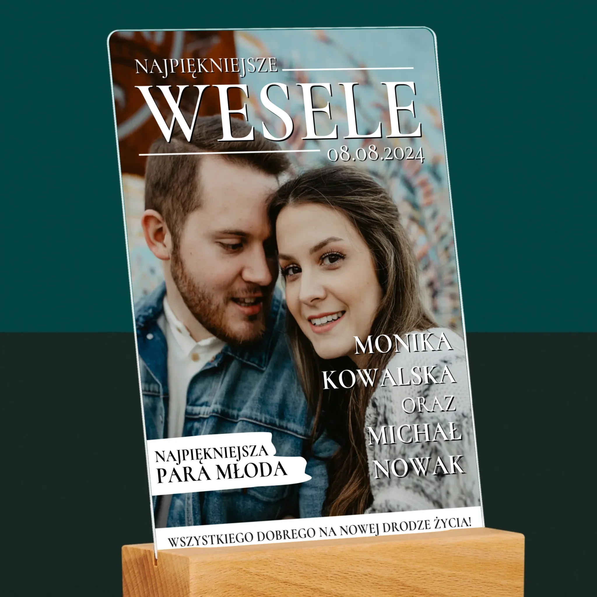 Okładka Magazynu: Najpiękniejsze Wesele - Wydruk Na Szkle Akrylowym - Image 6