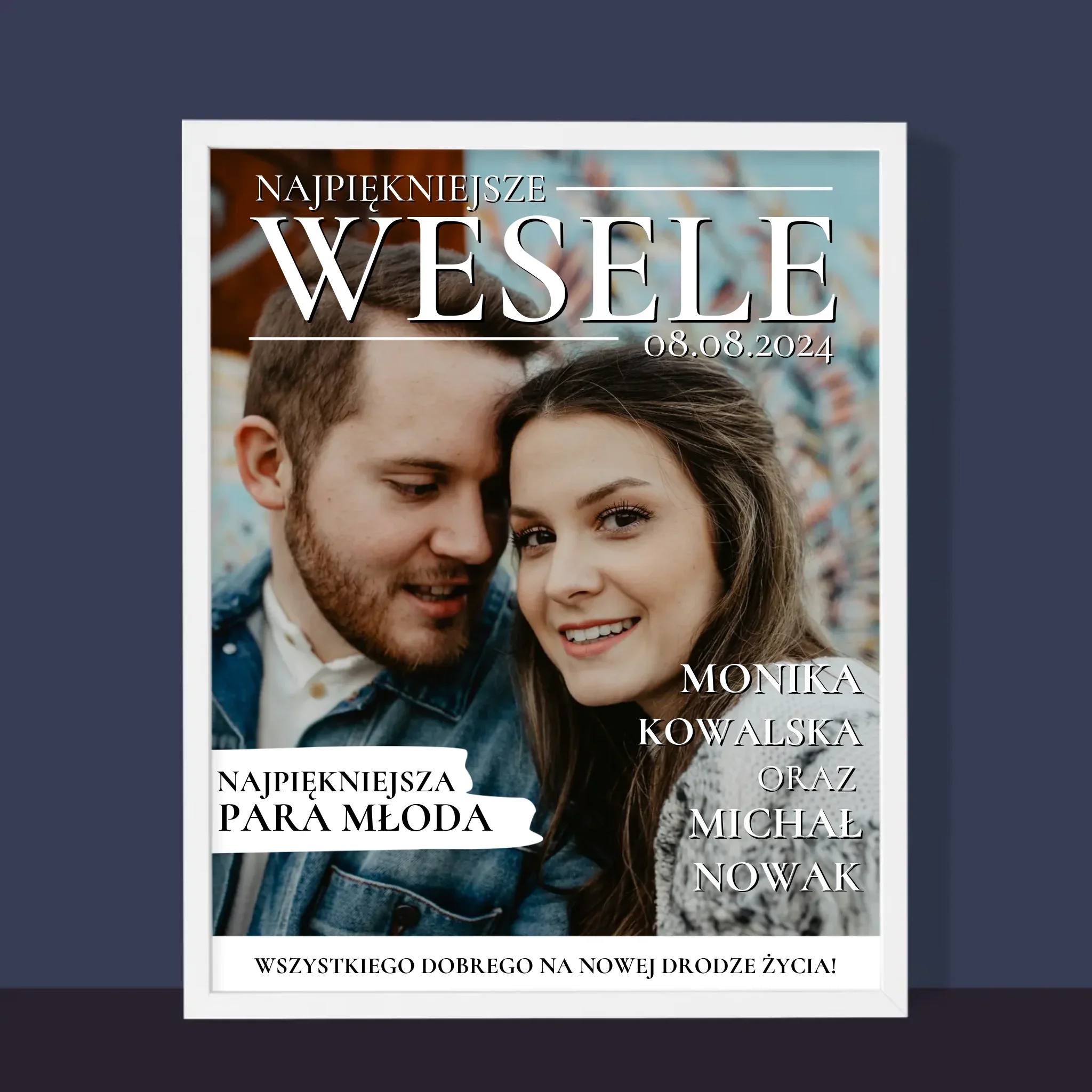 Okładka Magazynu: Najpiękniejsze Wesele - Wydruk Obramowany 30x40 - Image 10