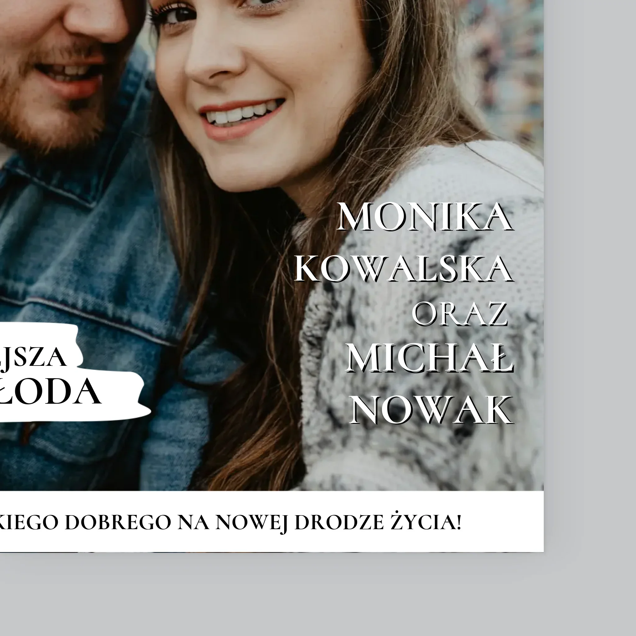 Okładka Magazynu: Najpiękniejsze Wesele - Wydruk Obramowany 30x40 - Image 4