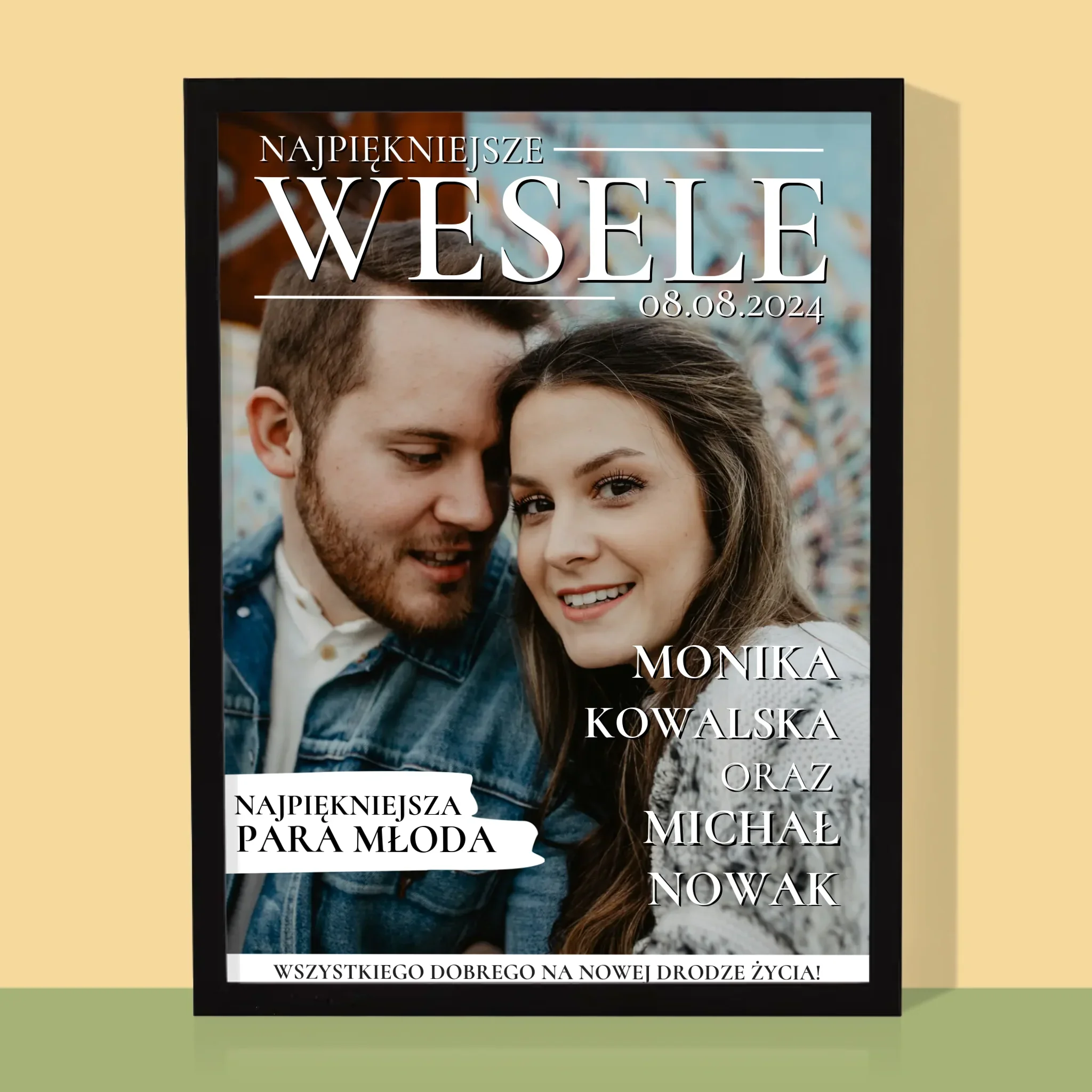 Okładka Magazynu: Najpiękniejsze Wesele - Wydruk Obramowany 30x40 - Image 5