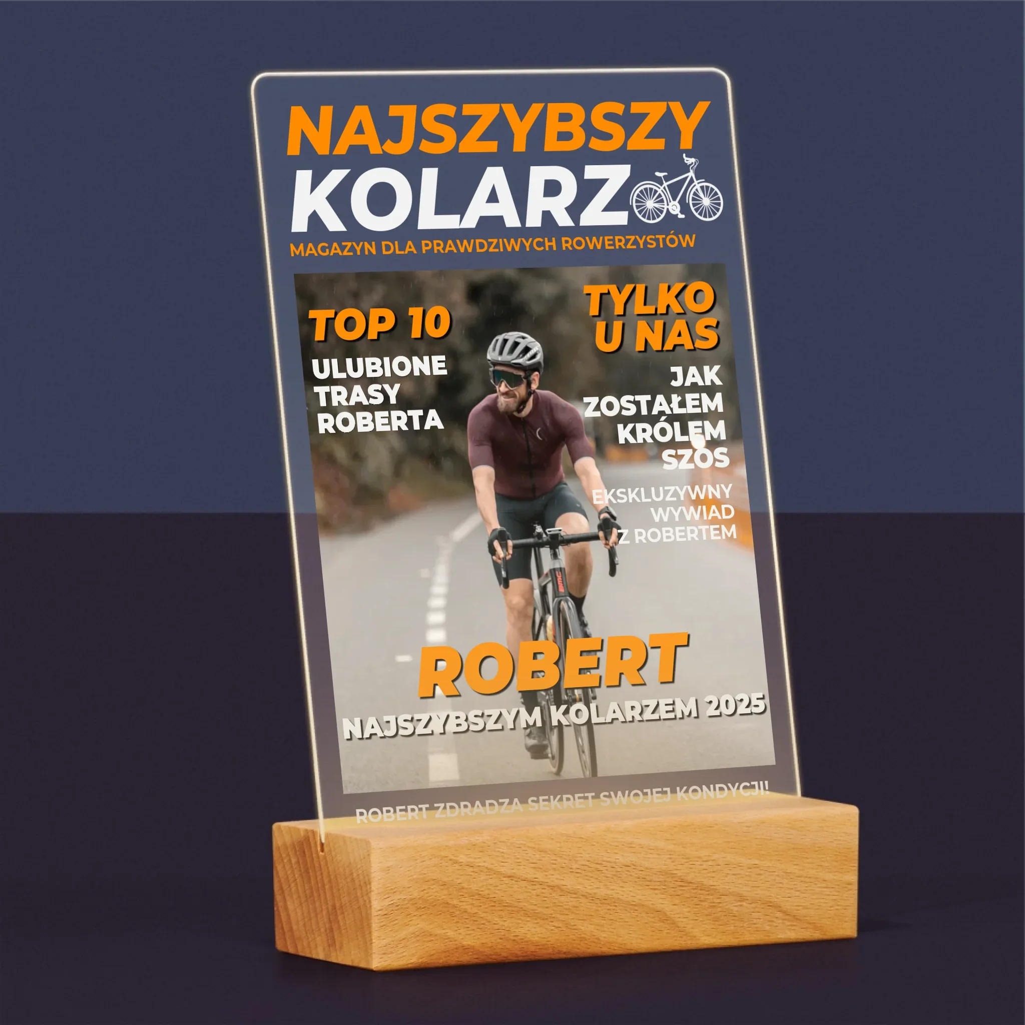 Okładka Magazynu: Najszybszy Kolarz - Wydruk Na Szkle Akrylowym - Image 5