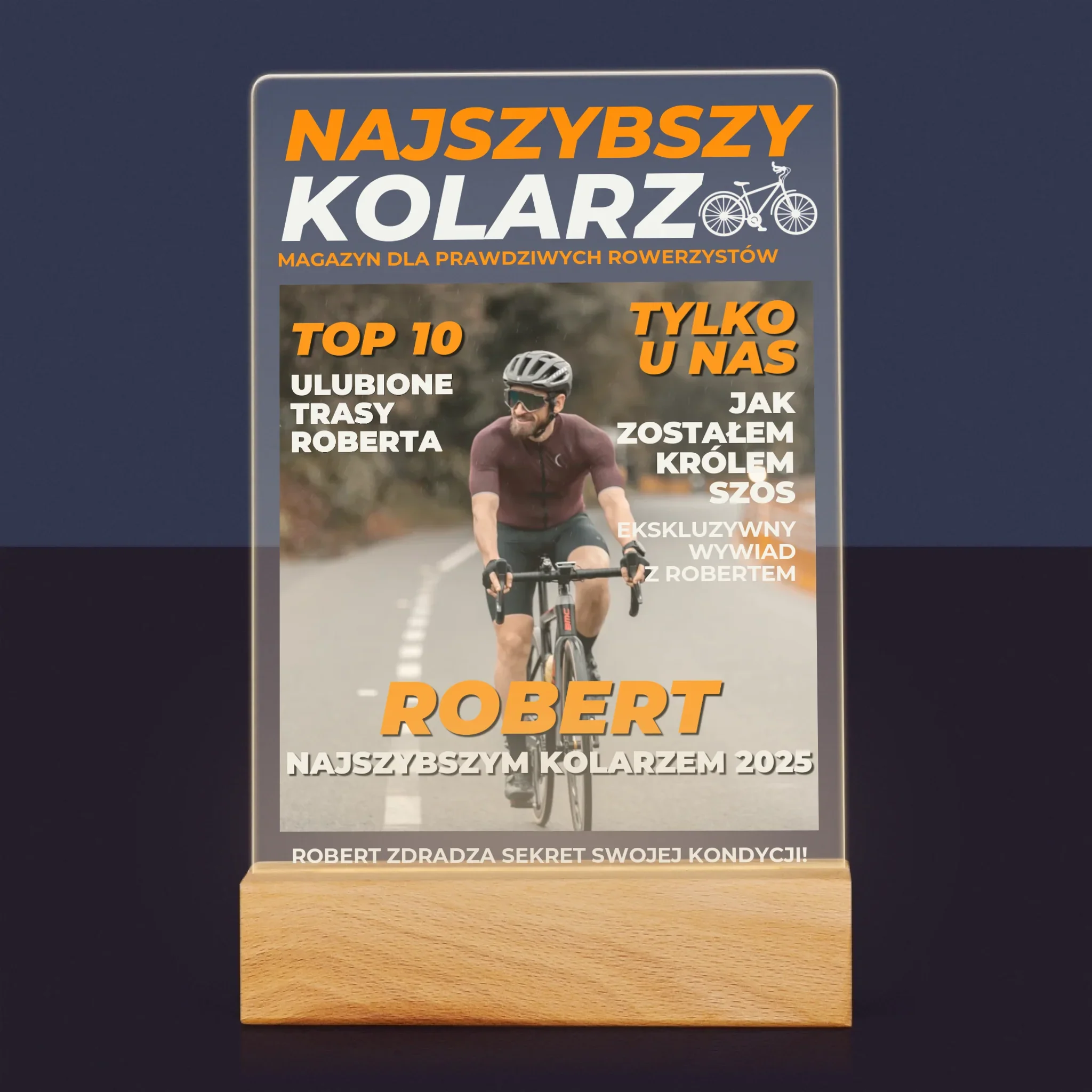 Okładka Magazynu: Najszybszy Kolarz - Wydruk Na Szkle Akrylowym - Image 7