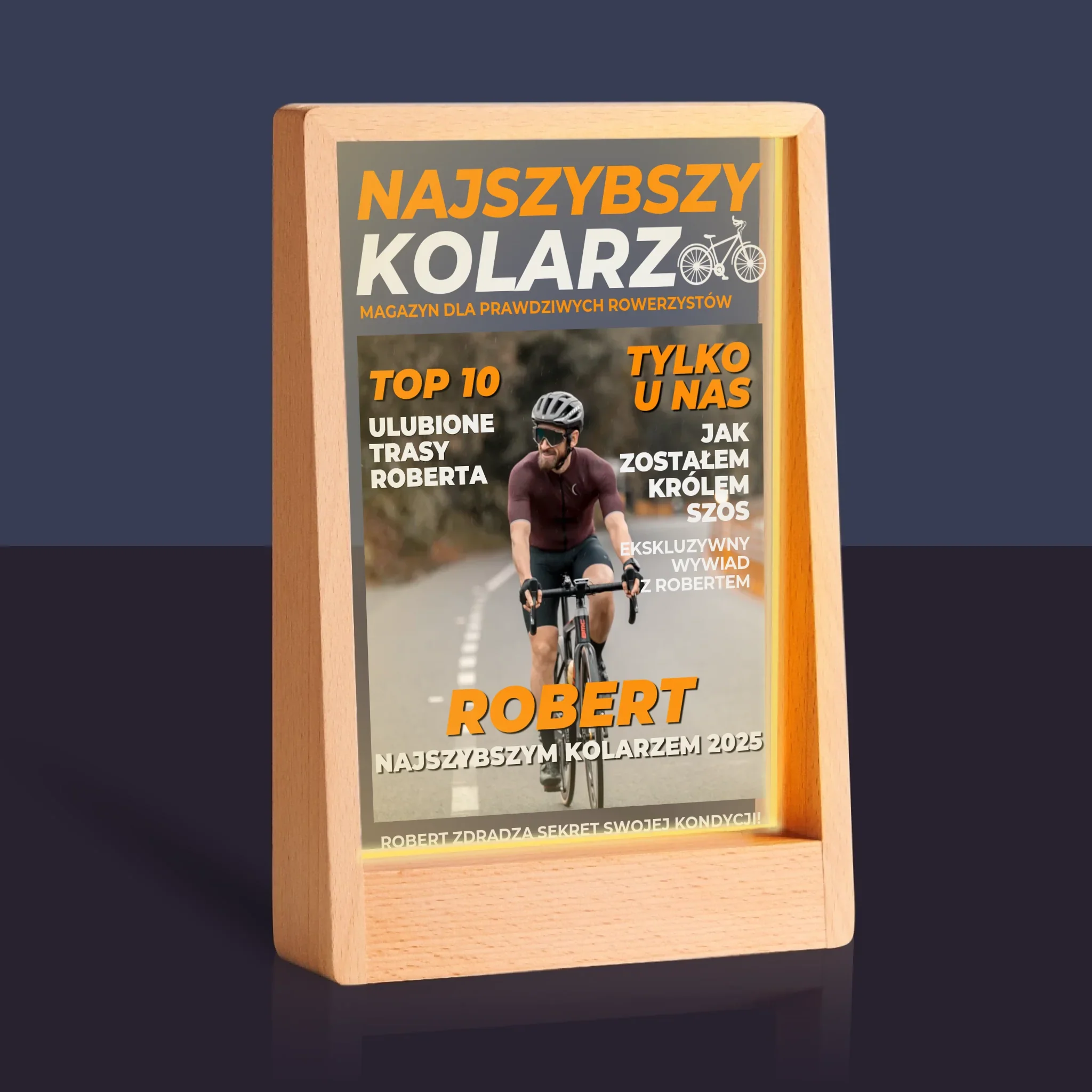 Okładka Magazynu: Najszybszy Kolarz - Wydruk Na Szkle Akrylowym - Image 9