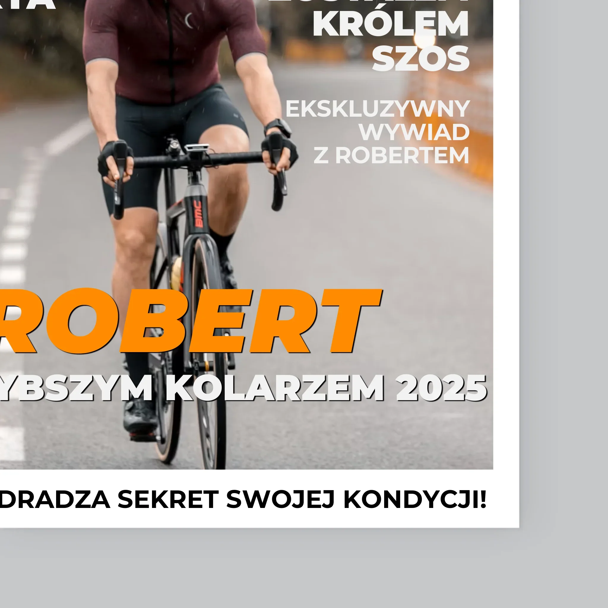 Okładka Magazynu: Najszybszy Kolarz - Wydruk Obramowany - Image 11