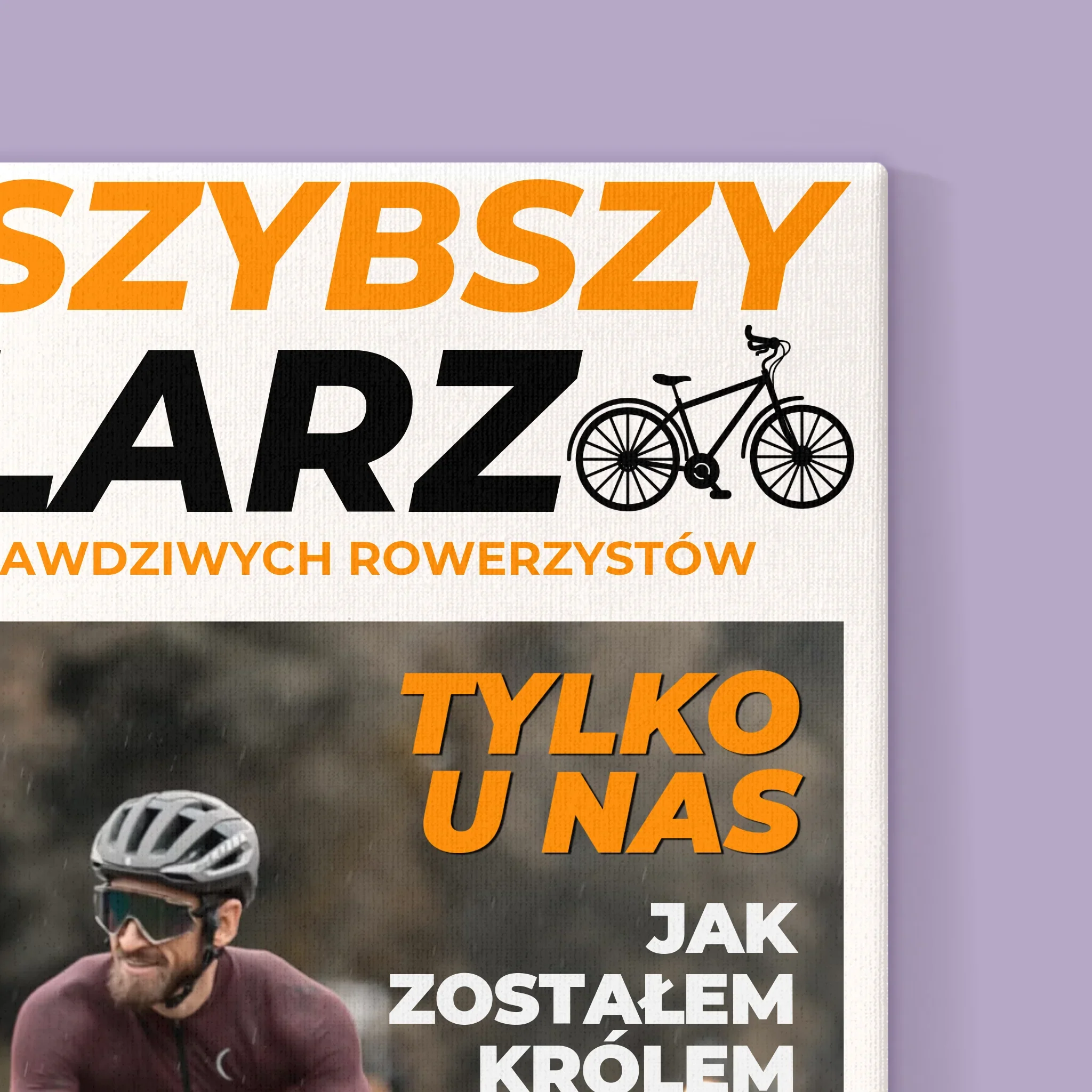 Okładka Magazynu: Najszybszy Kolarz - Wydruk Obramowany - Image 15