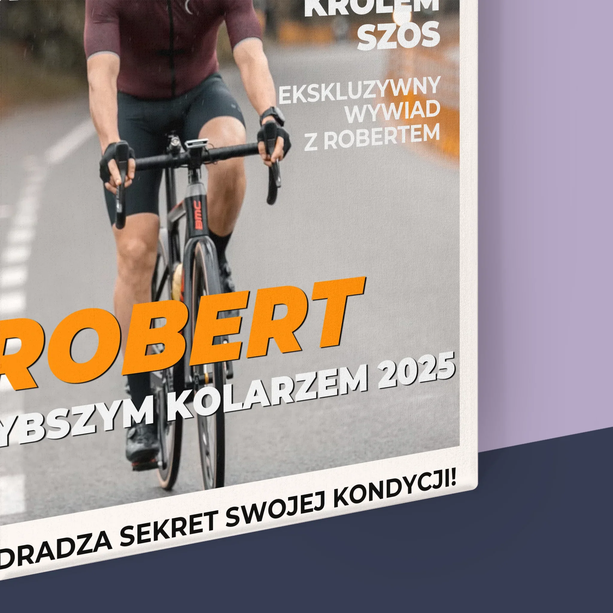 Okładka Magazynu: Najszybszy Kolarz - Wydruk Obramowany - Image 17