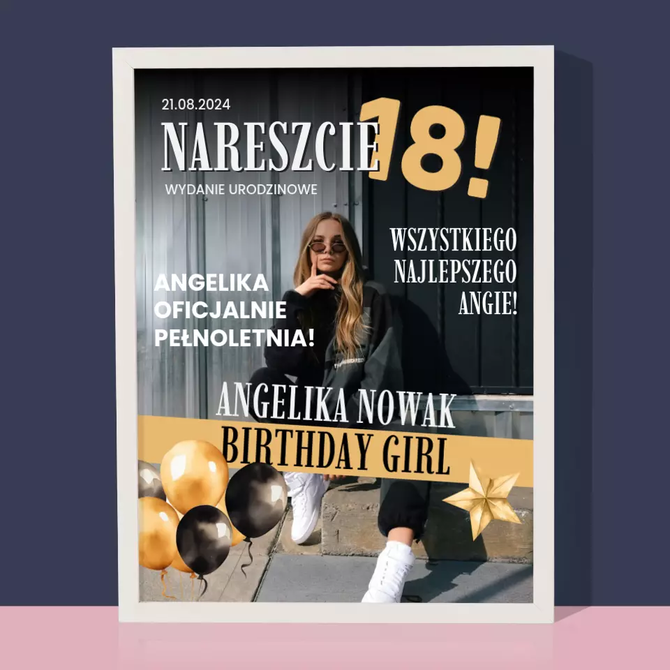Okładka Magazynu: Nareszcie 18 - Wydruk Obramowany - Image 4