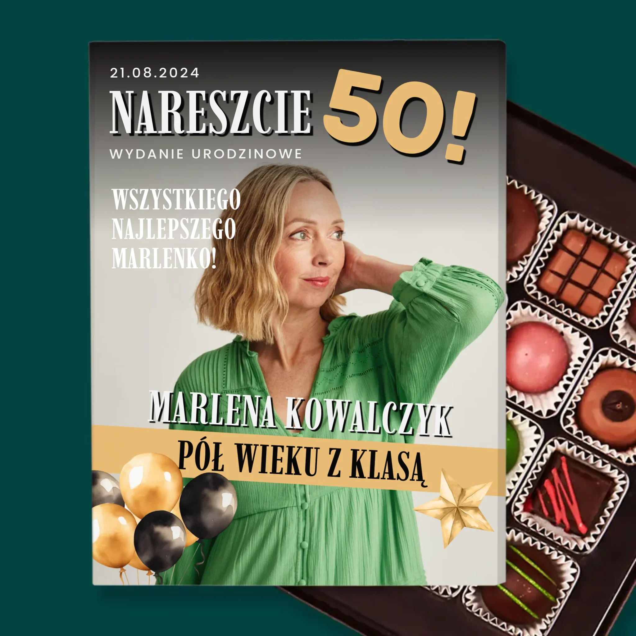 Okładka Magazynu: Nareszcie 50 - Personalizowane Praliny - Image 2