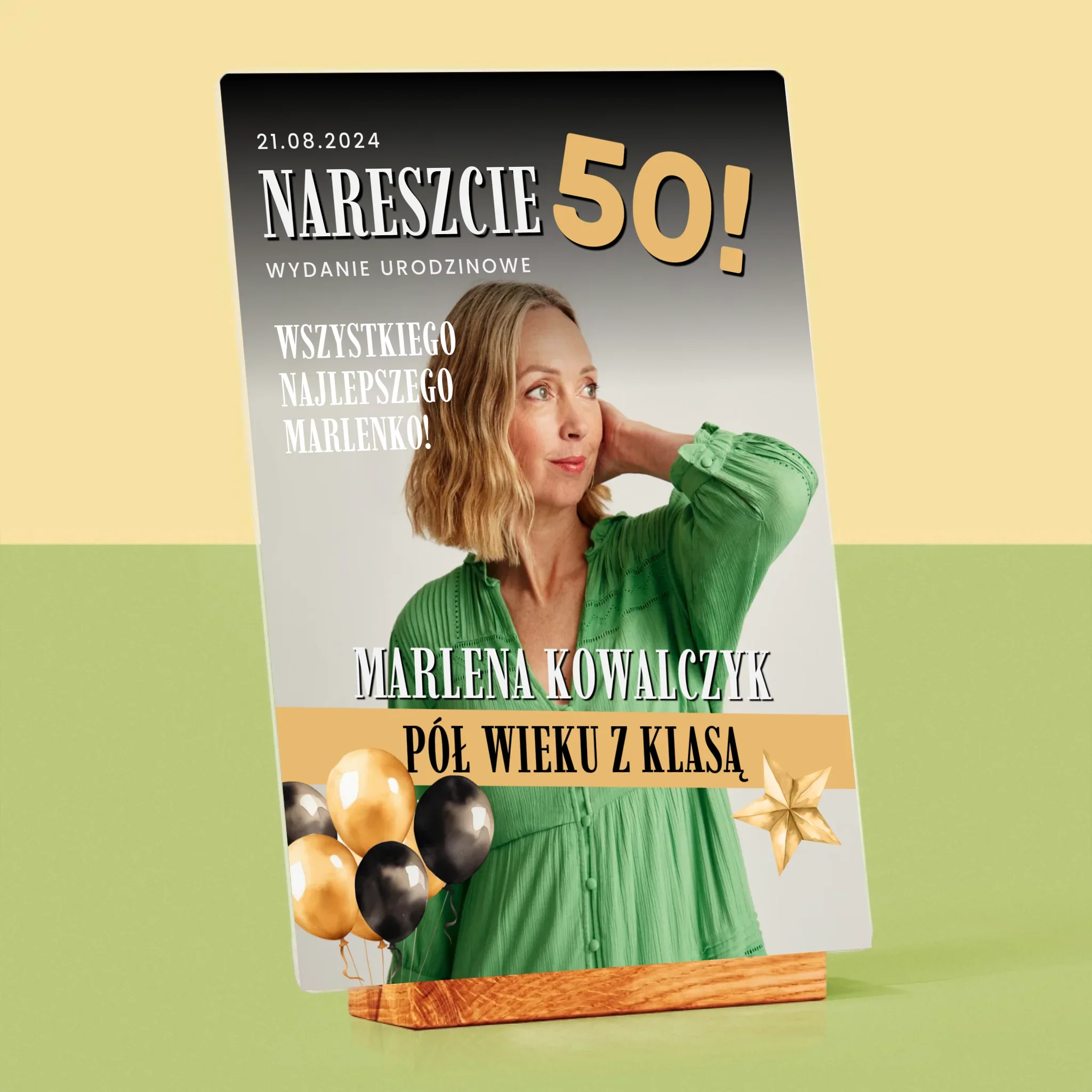 Okładka Magazynu: Nareszcie 50 - Wydruk Na Szkle Akrylowym - Image 4