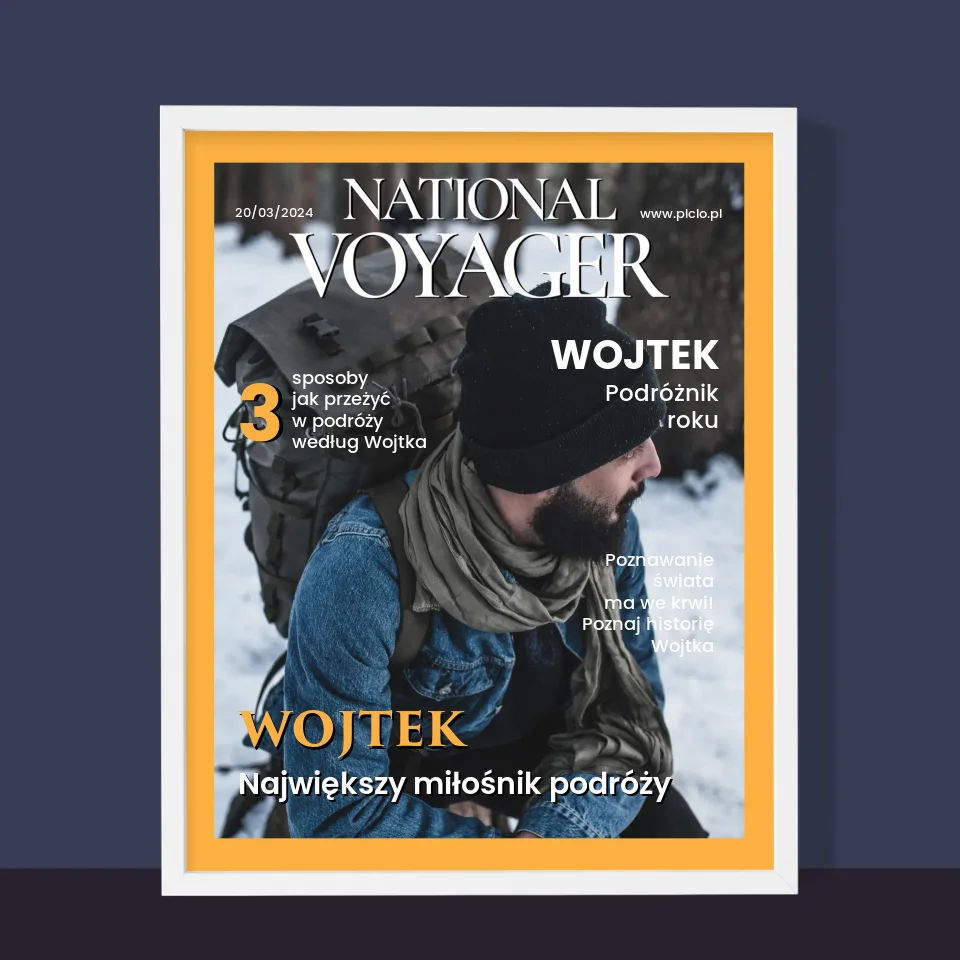 Okładka Magazynu: National Voyager - Wydruk Obramowany - Image 10
