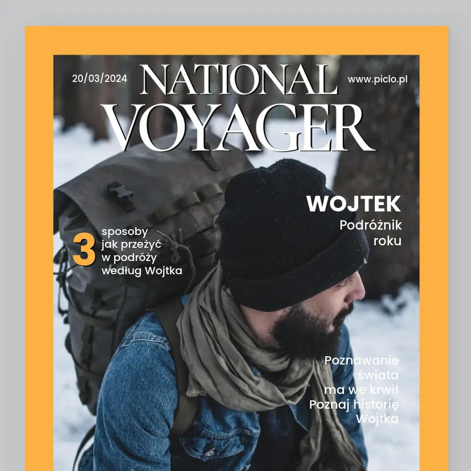 Okładka Magazynu: National Voyager - Wydruk Obramowany - Image 2