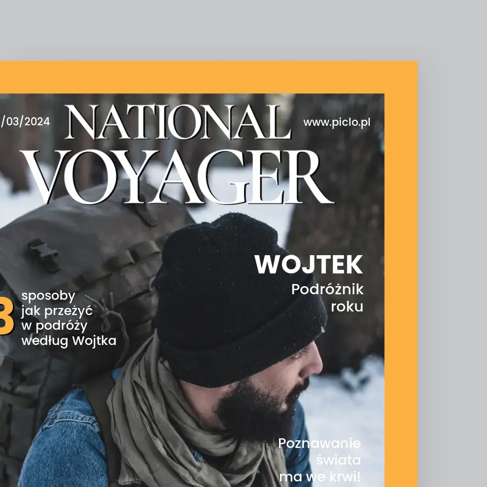 Okładka Magazynu: National Voyager - Wydruk Obramowany - Image 3