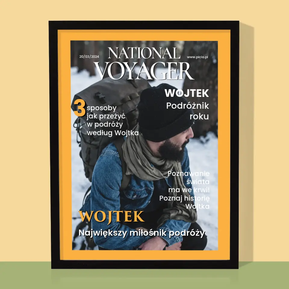 Okładka Magazynu: National Voyager - Wydruk Obramowany - Image 5