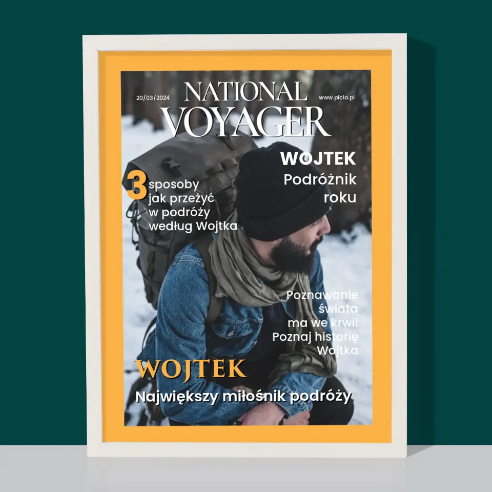 Okładka Magazynu: National Voyager - Wydruk Obramowany - Image 8