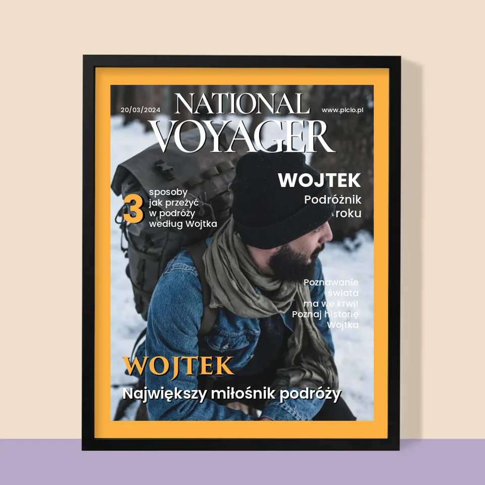 Okładka Magazynu: National Voyager - Wydruk Obramowany - Image 9