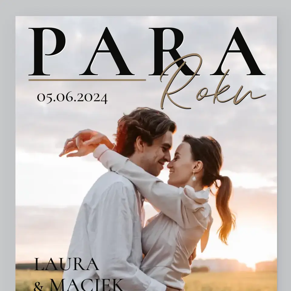 Okładka Magazynu: Para Roku - Wydruk Obramowany - Image 2