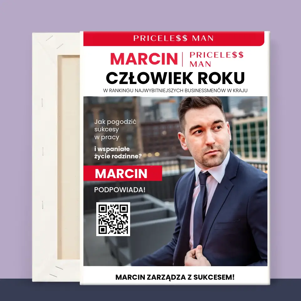 Okładka Magazynu: Priceless Man - Wydruk Obramowany - Image 11