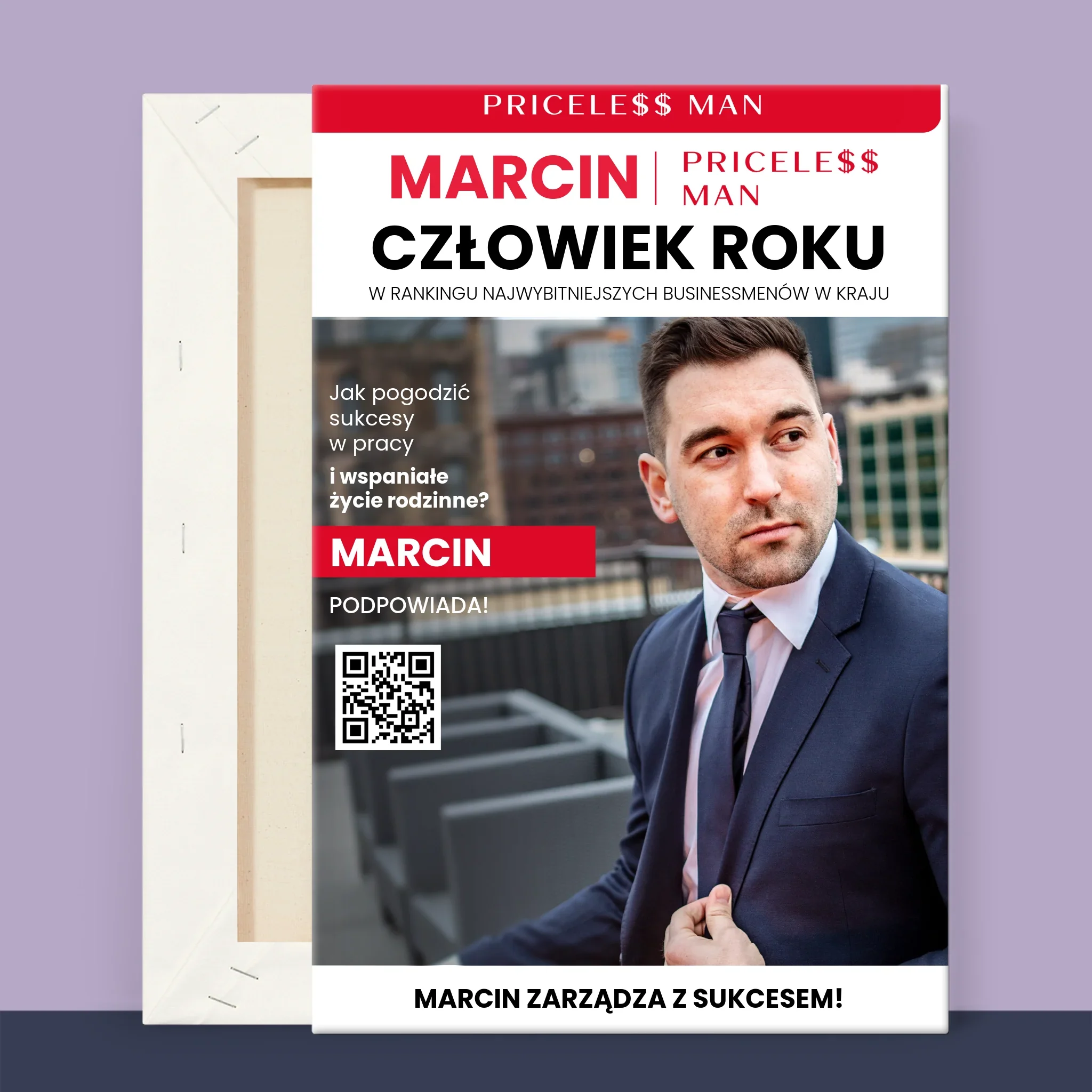 Okładka Magazynu: Priceless Man - Wydruk Obramowany - Image 12