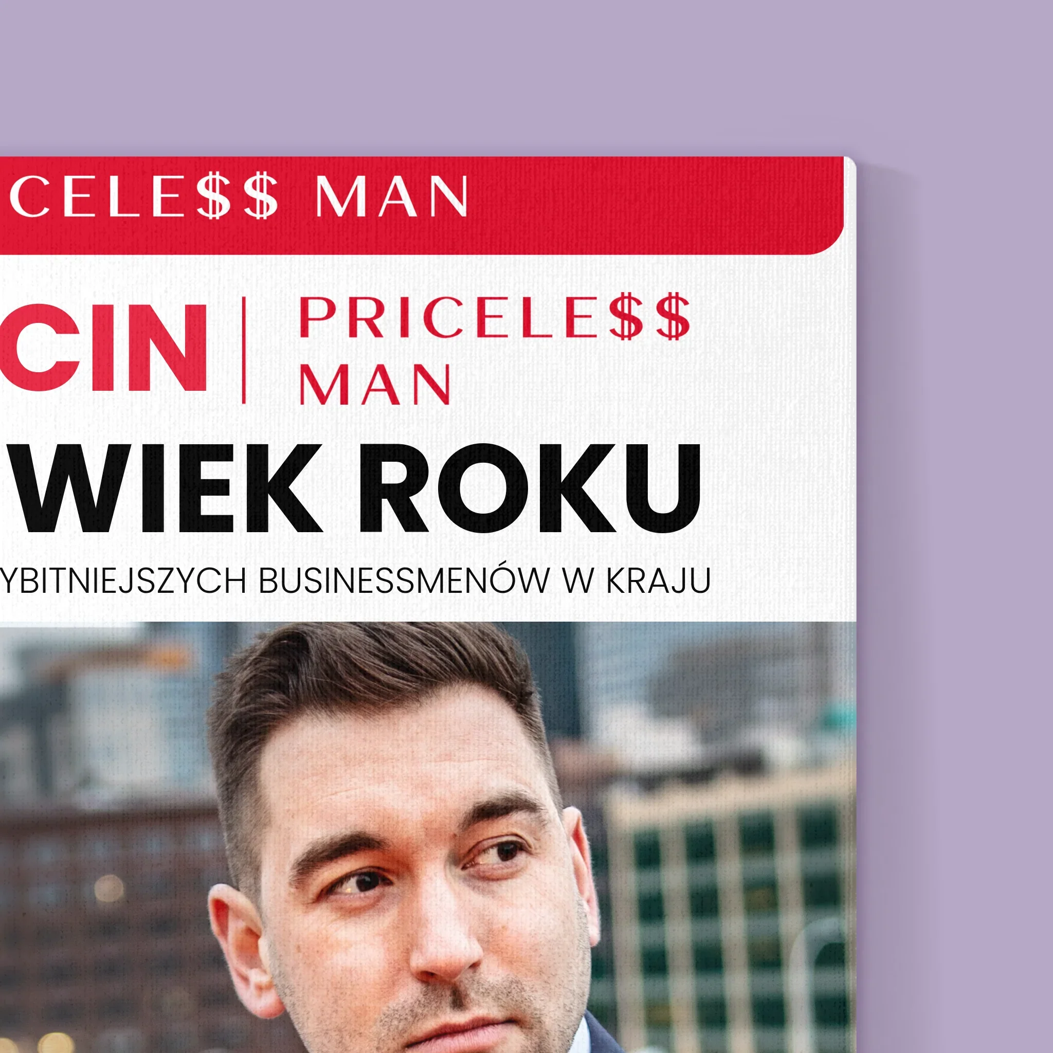 Okładka Magazynu: Priceless Man - Wydruk Obramowany - Image 14
