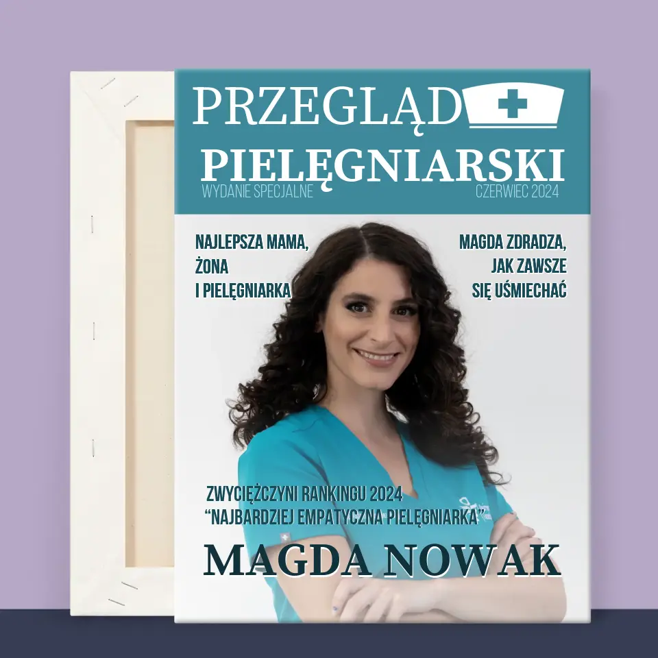 Okładka Magazynu: Przegląd Pielęgniarski - Wydruk Obramowany - Image 11