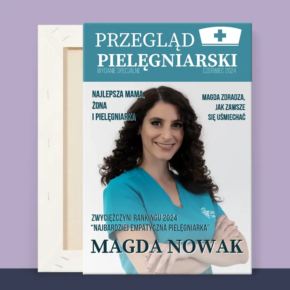 Okładka Magazynu: Przegląd Pielęgniarski - Wydruk Obramowany - Image 12