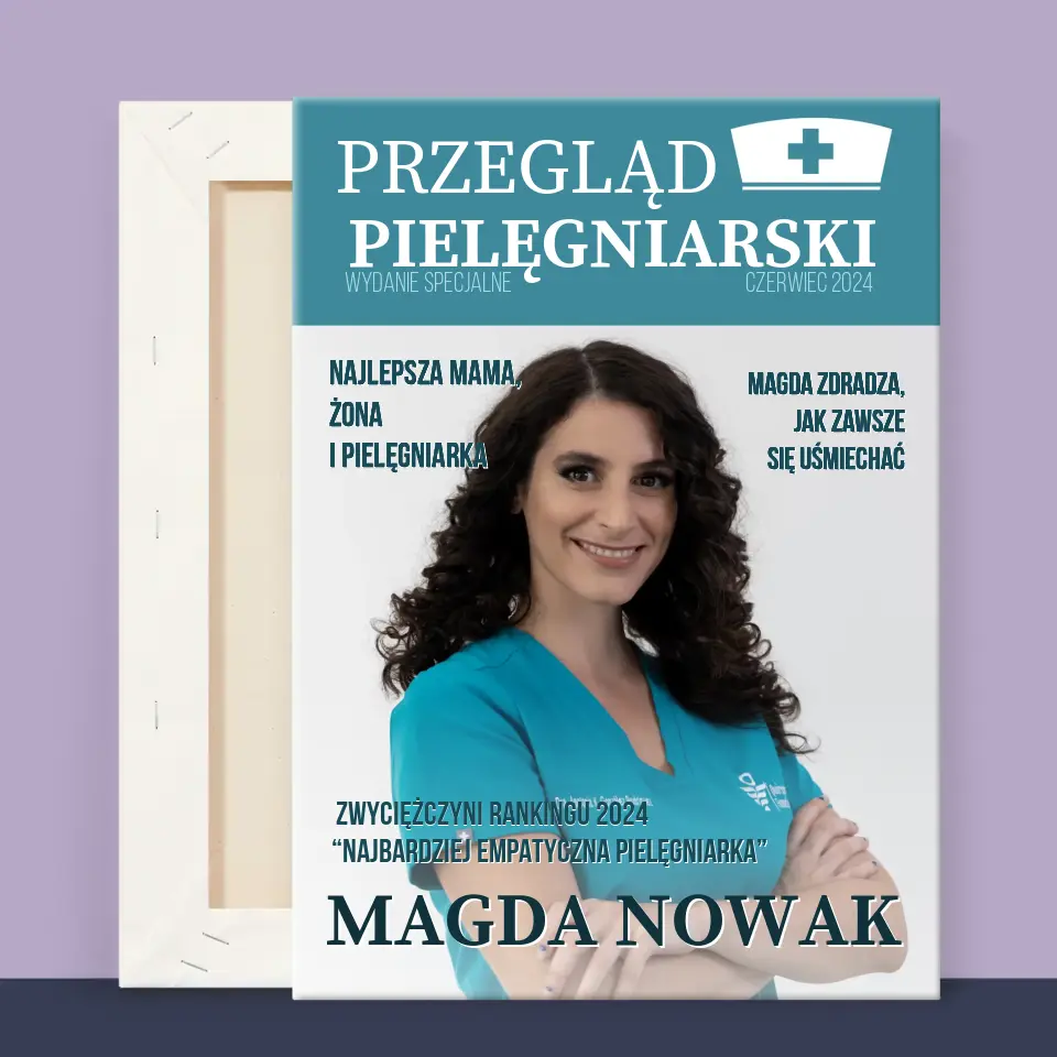 Okładka Magazynu: Przegląd Pielęgniarski - Wydruk Obramowany - Image 13