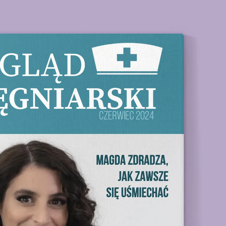 Okładka Magazynu: Przegląd Pielęgniarski - Wydruk Obramowany - Image 14