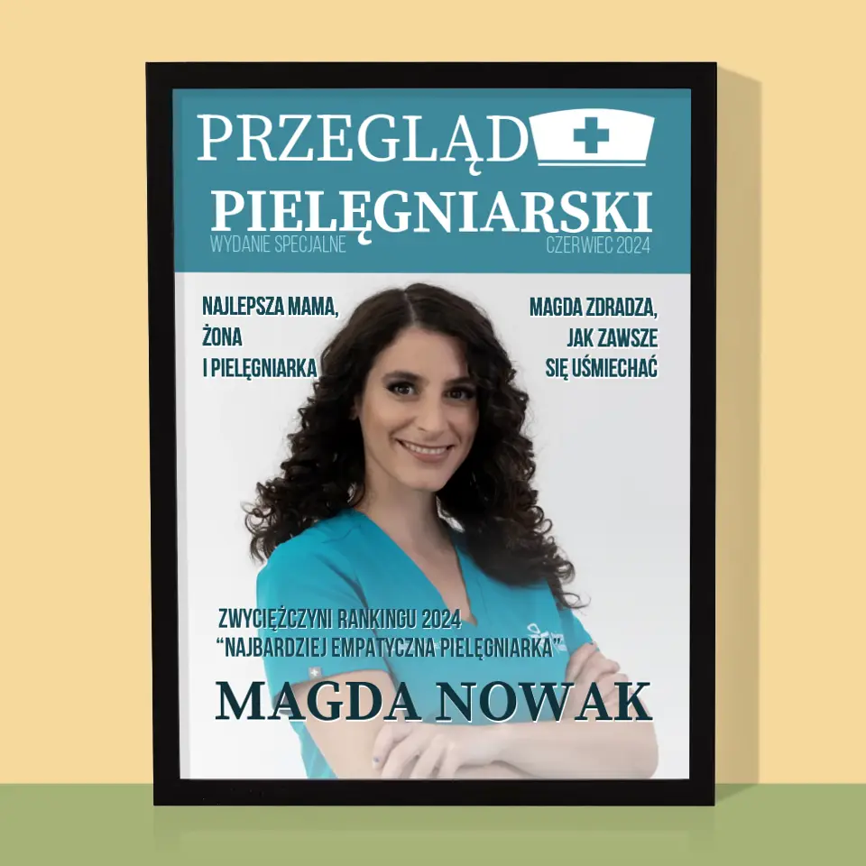 Okładka Magazynu: Przegląd Pielęgniarski - Wydruk Obramowany - Image 5