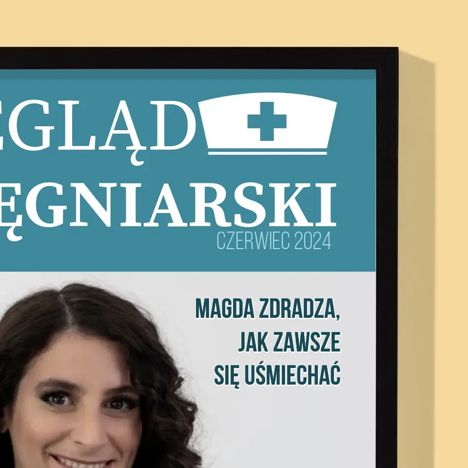 Okładka Magazynu: Przegląd Pielęgniarski - Wydruk Obramowany - Image 6