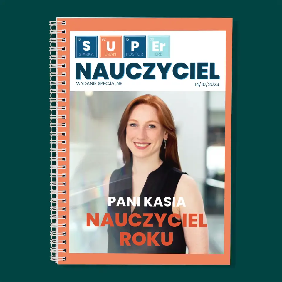 Okładka Magazynu: Super Nauczyciel - Planer Dzienny z Nadrukiem - Image 3