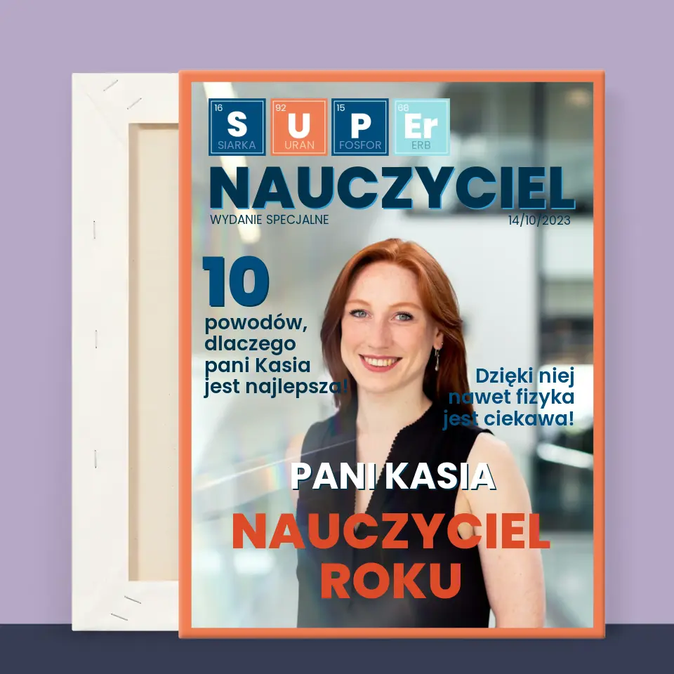 Okładka Magazynu: Super Nauczyciel - Wydruk Obramowany - Image 11
